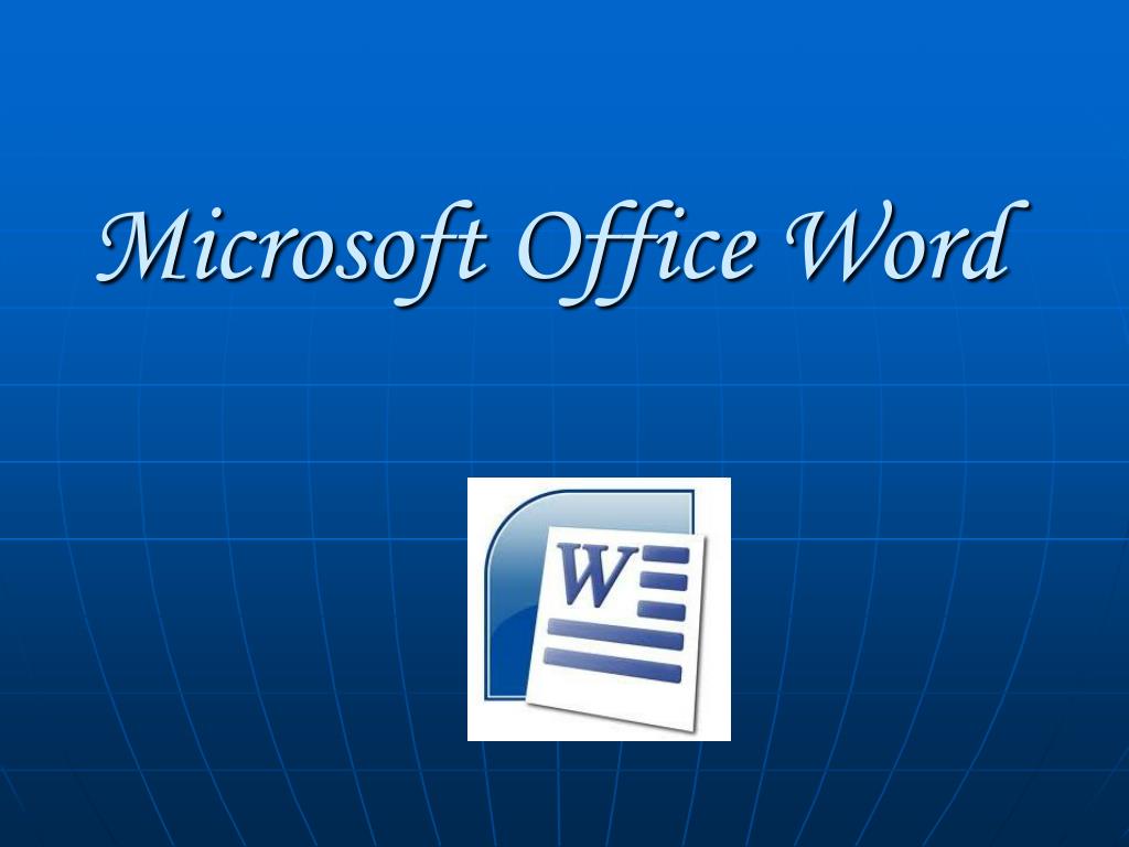 PPT - Microsoft Office Word PowerPoint Presentation, free download - ID ...