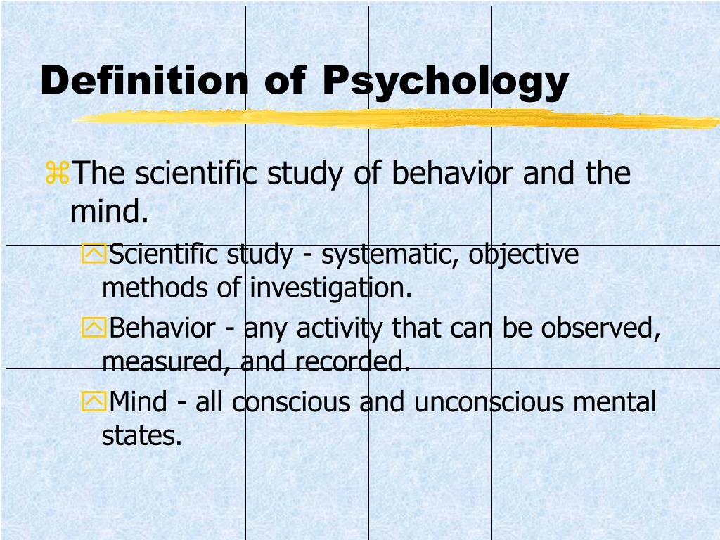 methodology define psychology