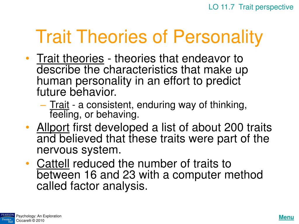 an analysis of my theory of personality an analysis of my theory of personality