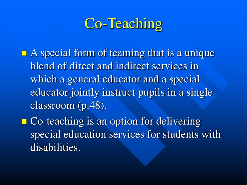 co teaching presentation