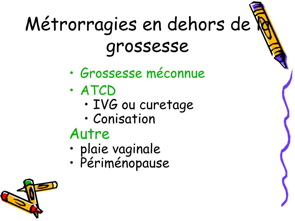 PPT - Métrorragies et grossesse PowerPoint Presentation, free ...