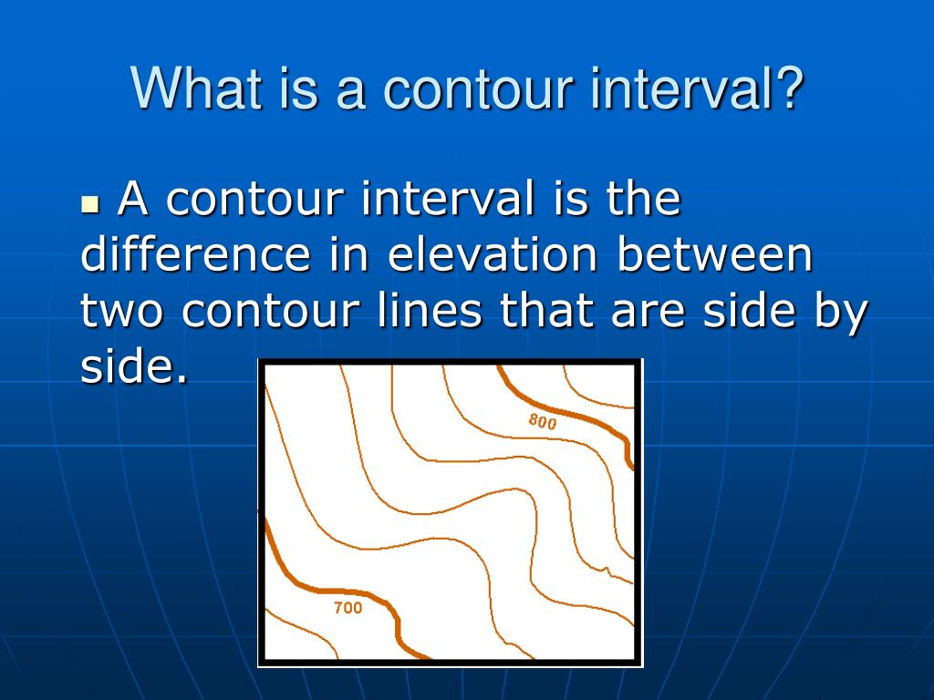 What Is A Contour Interval6 L 