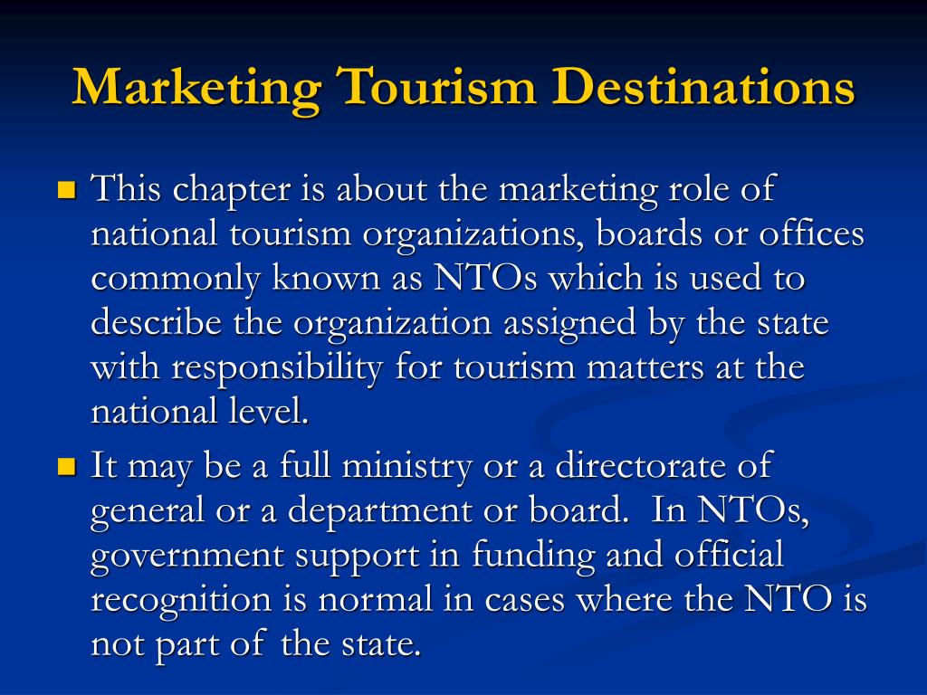 marketing tourism definition