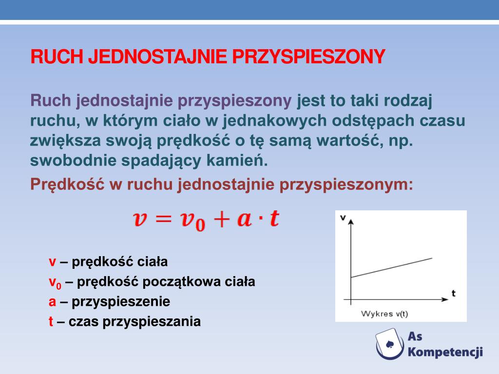 Co To Jest Ruch Jednostajnie Przyspieszony PPT - Dane Informacyjne PowerPoint Presentation, free download - ID:776397