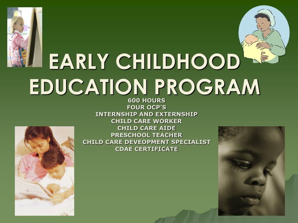 early childhood education powerpoint presentation