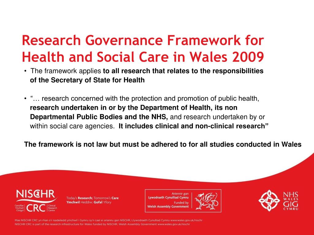 research governance framework for health and social care