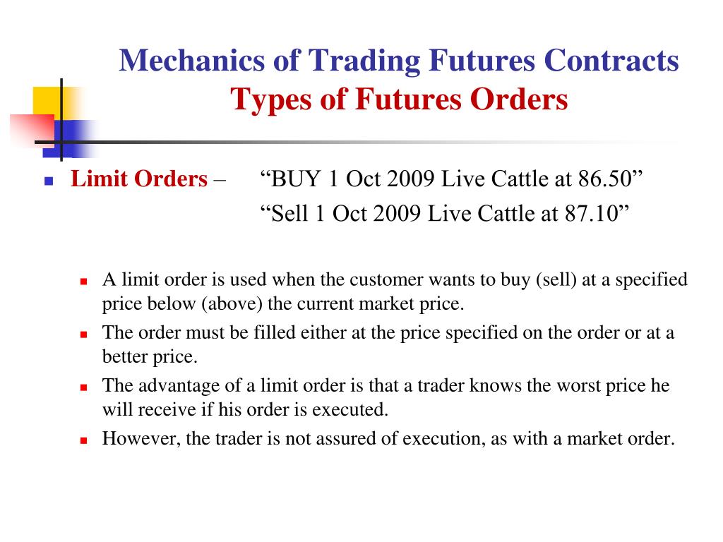 Futures order