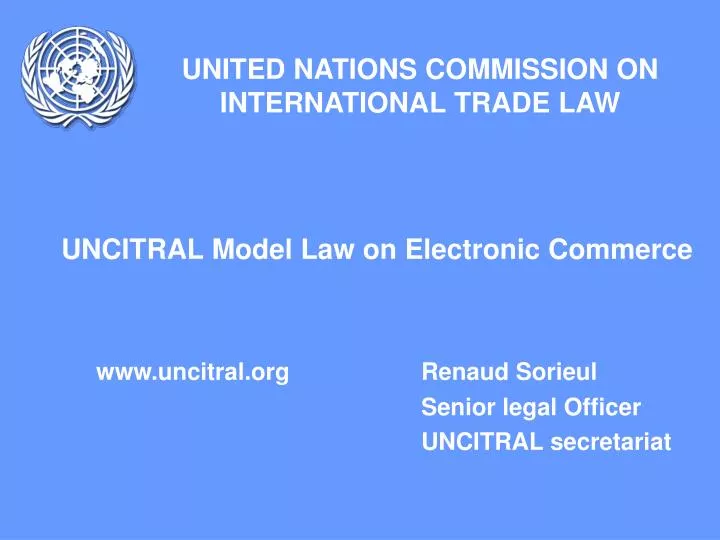 united nations commission on international trade law