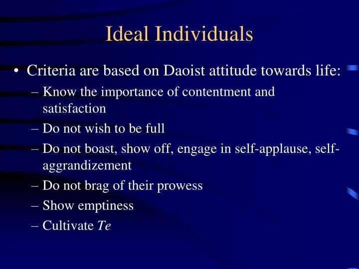 ideal individuals n.