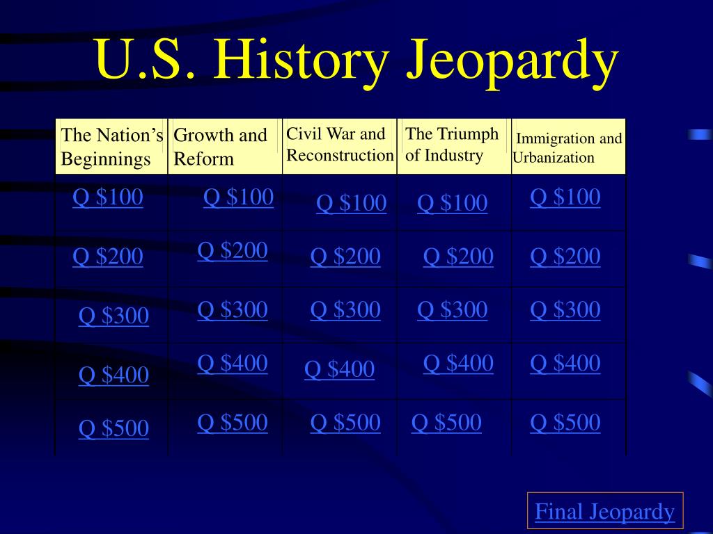 american history powerpoints