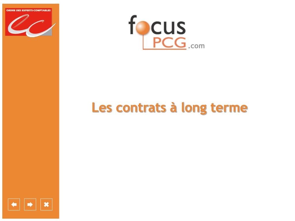 PPT - Les contrats à long terme PowerPoint Presentation, free download -  ID:779374