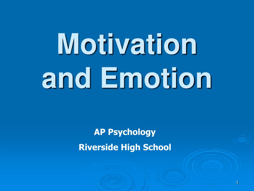 ap psychology motivation