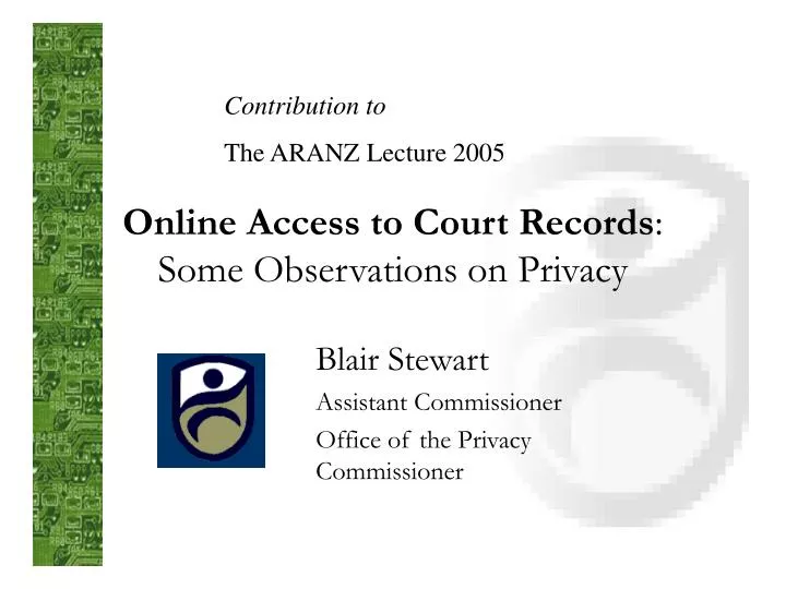 online access to court records some observations on privacy n.