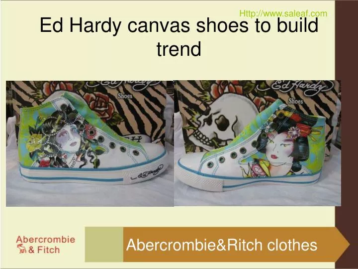 ed hardy canvas shoes to build trend n.