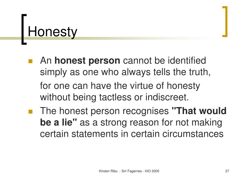 example of honesty in research ethics