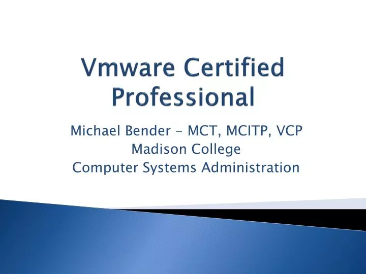 vmware certified professional n.