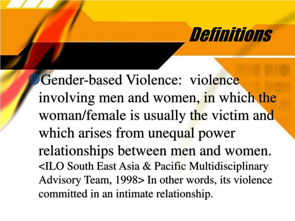 powerpoint presentation on gender based violence