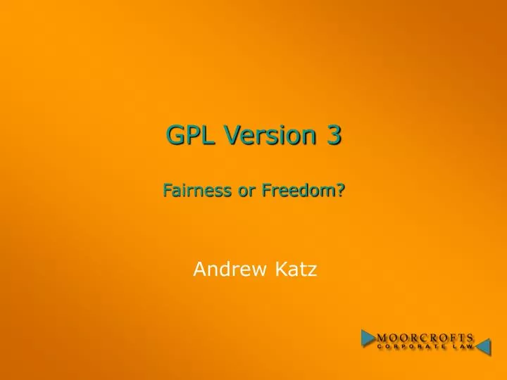 gpl version 3 fairness or freedom n.