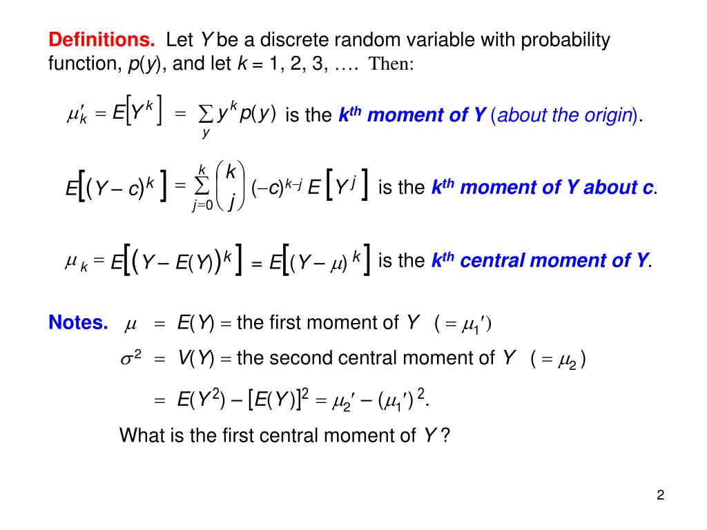 Ppt Chapter 3 Section 9 Discrete Random Variables Powerpoint Presentation Id 7852