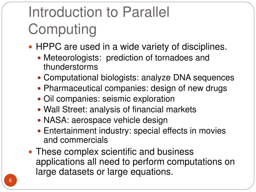 research paper on parallel computing