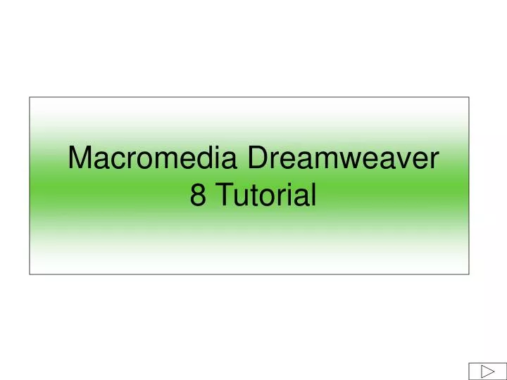 macromedia dreamweaver 8