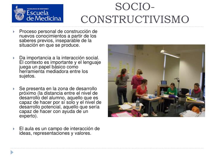 PPT - Estrategias de aprendizaje socio-constructivistas para el ...