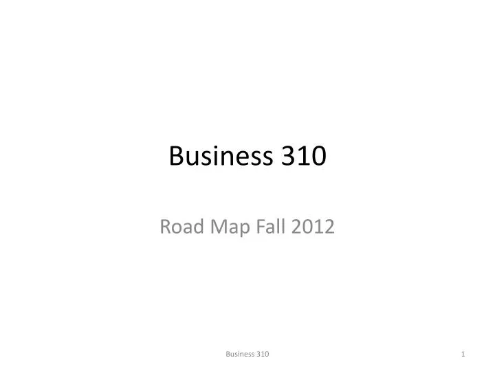 business 310 n.