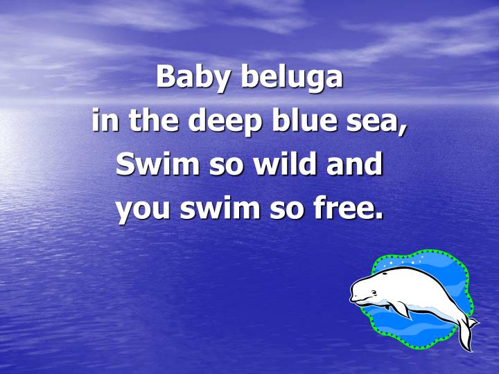 Ppt Baby Beluga Powerpoint Presentation Free Download Id 790915