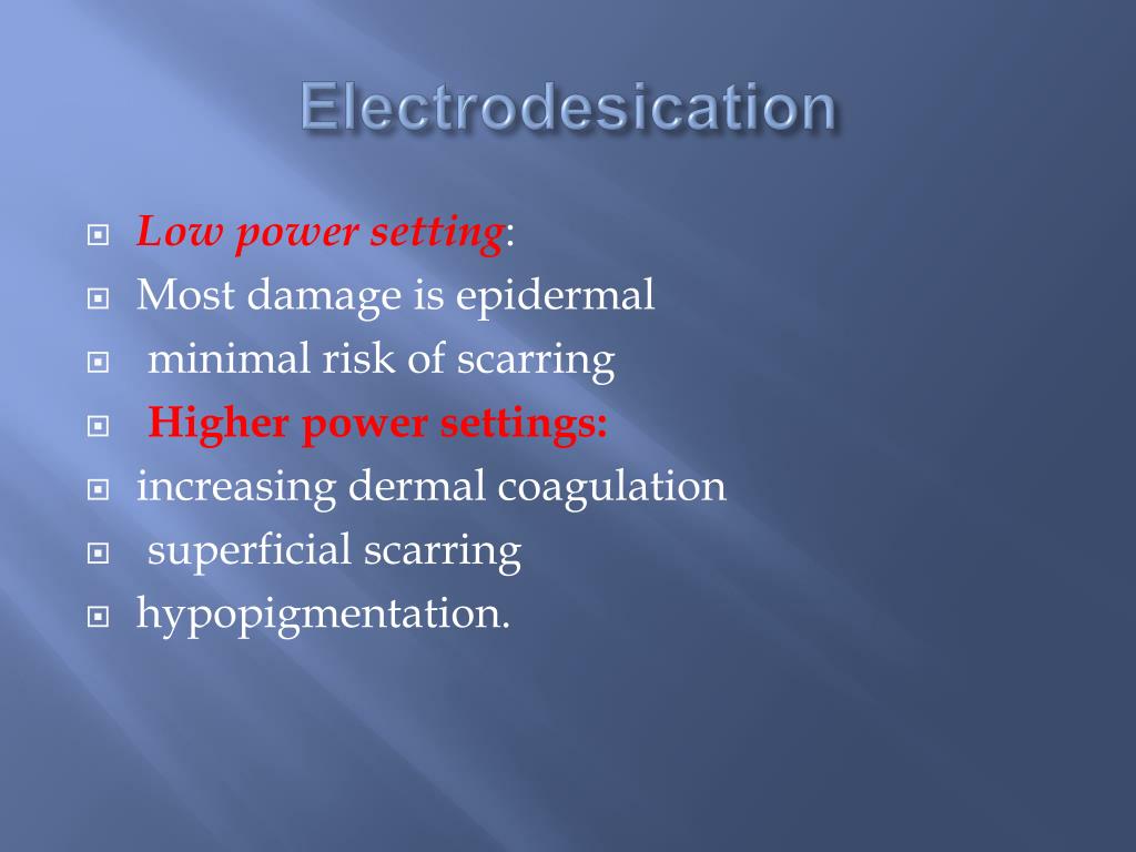 PPT Electrosurgery , Electrocoagulation , Electrofulguration