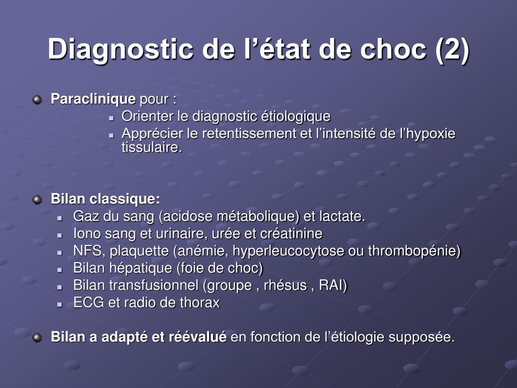 PPT - Les Etats de choc PowerPoint Presentation, free download ...