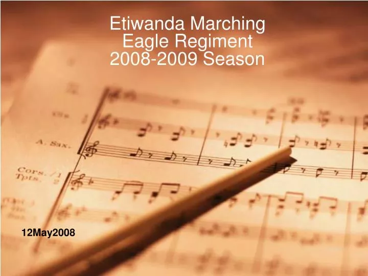 etiwanda marching eagle regiment 2008 2009 season n.