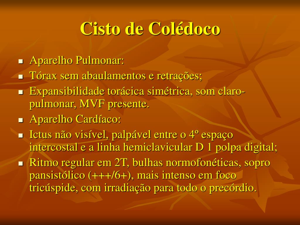 PPT - Cisto de Colédoco PowerPoint Presentation, free download - ID:793629