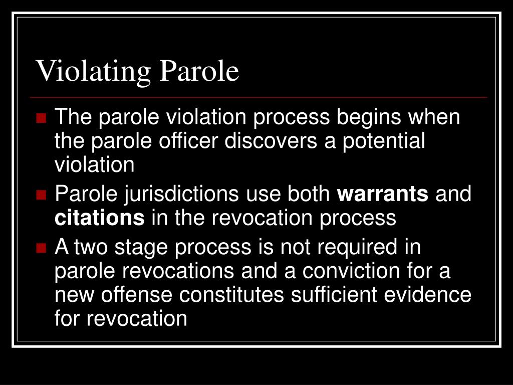 What is parole