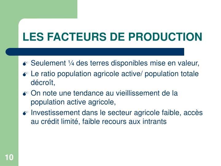 PPT  EVOLUTION ET SITUATION ACTUELLE DE L’AGRICULTURE ET DE L’ELEVAGE