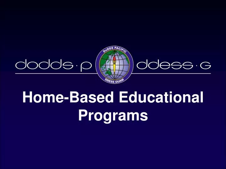 home based educational programs n.