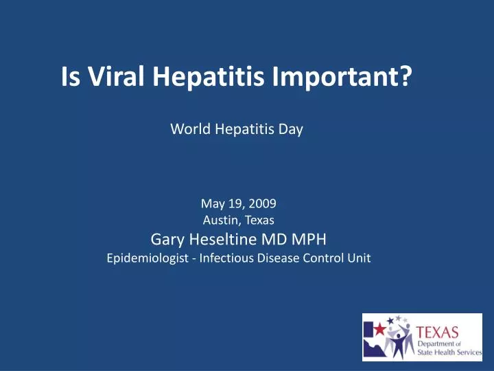 is viral hepatitis important world hepatitis day n.