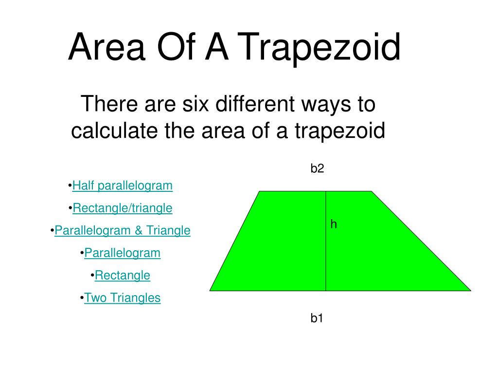PPT - Area Of A Trapezoid PowerPoint Presentation, free download