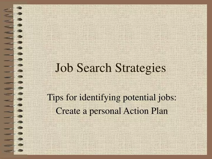job search strategies n.