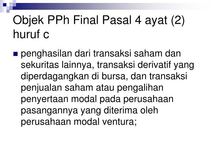 PPT - Akuntansi Perpajakan Saham dan Investasi PowerPoint Presentation
