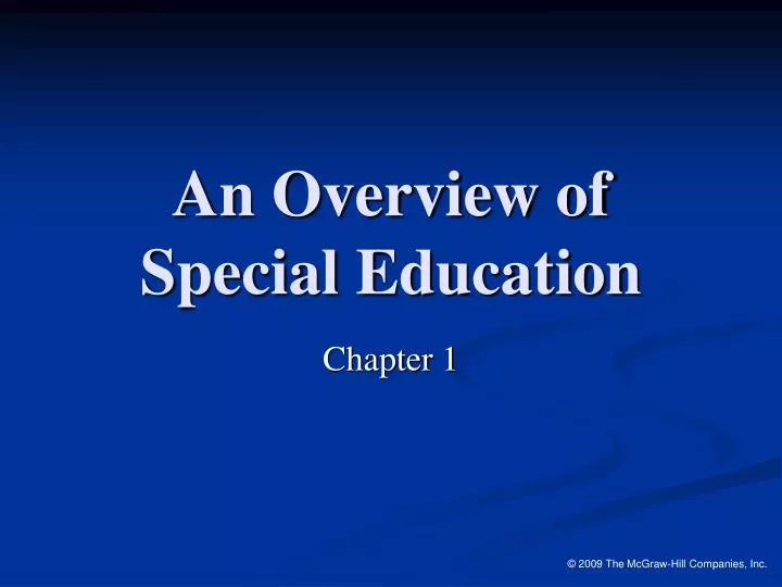 presentation in special education