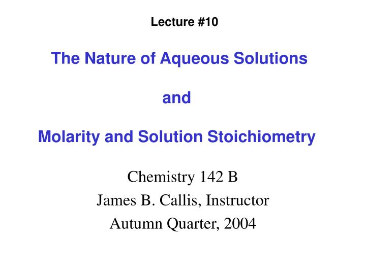 solution stoichiometry ppt Ppt chapter 4 types of chemical reactions and solution.