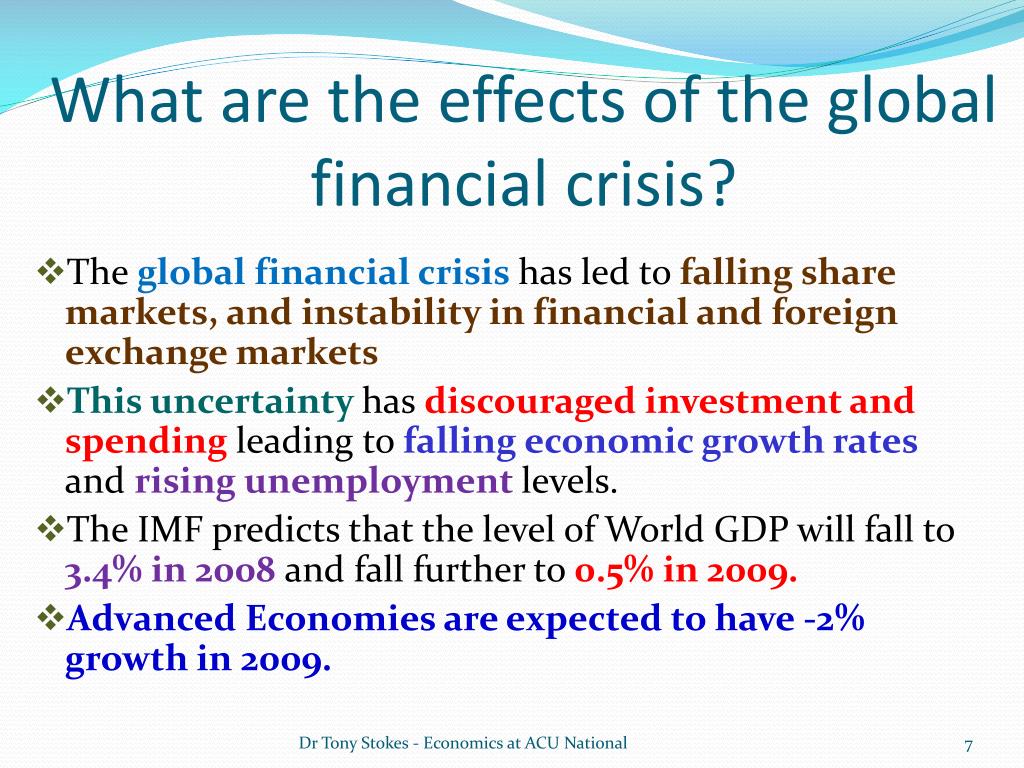 how to solve financial crisis in a country