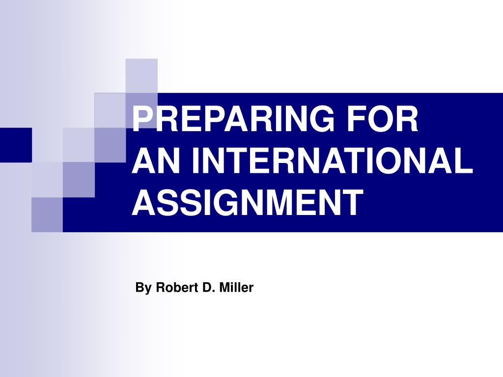 international assignment adalah