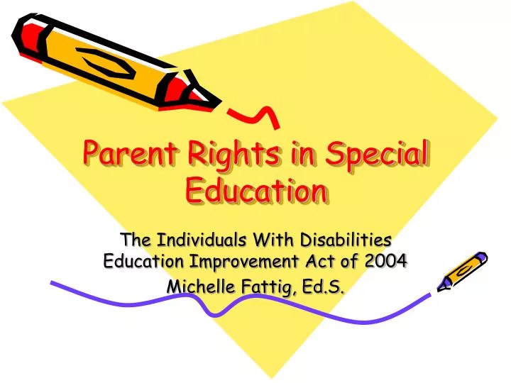 PPT Parent Rights in Special Education PowerPoint Presentation, free