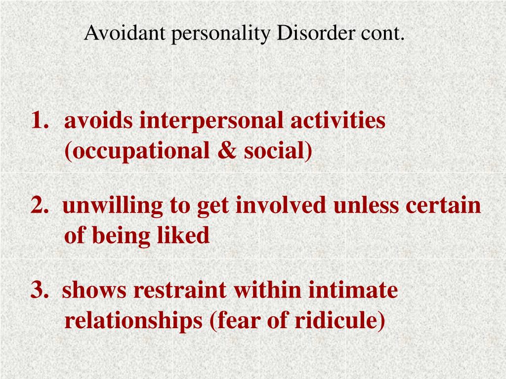avoidant personality disorder essay avoidant personality disorder essay