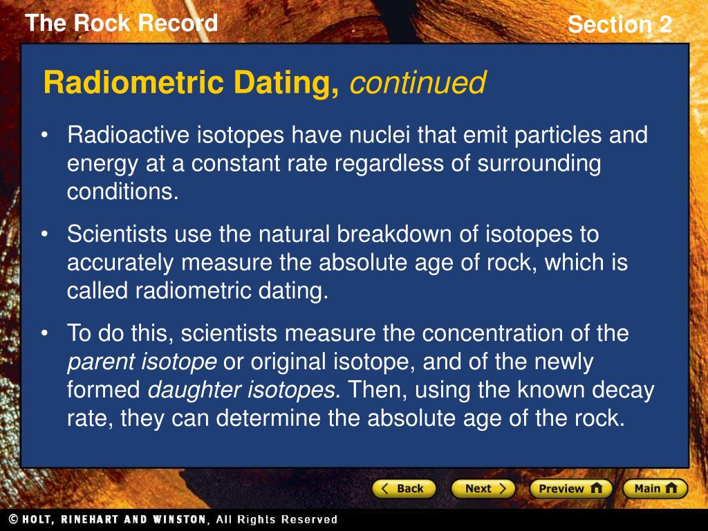 how does the radiometric dating work