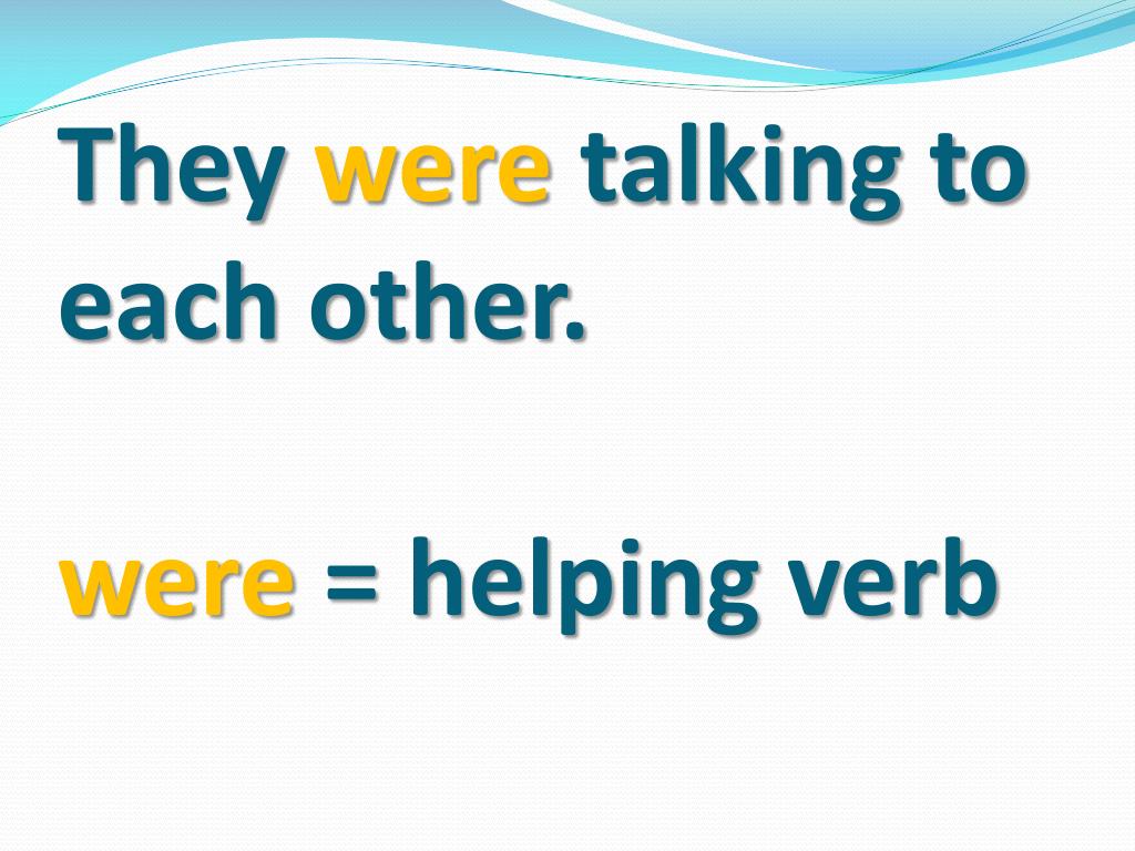 Ppt Main Verbs And Helping Verbs Powerpoint Presentation Free