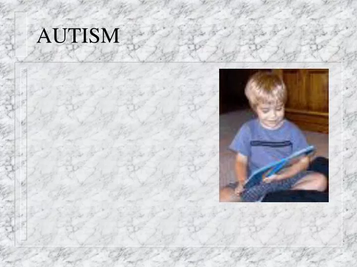 autism n.