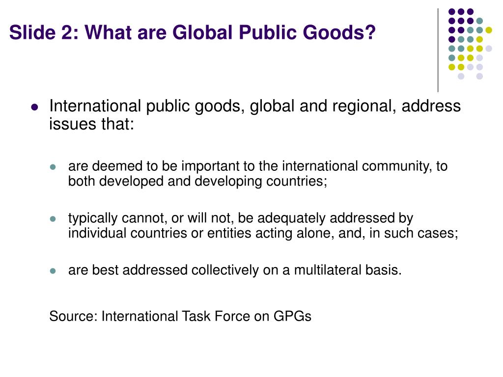 PPT Global Public Goods PowerPoint Presentation, free download ID