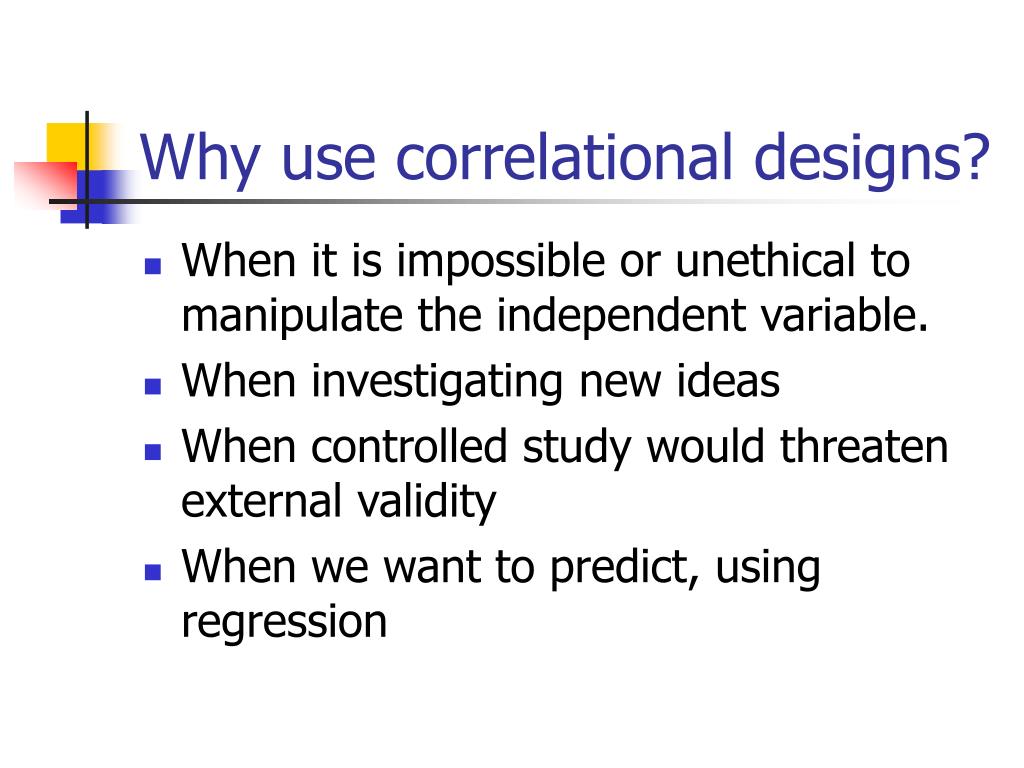 research design correlational study
